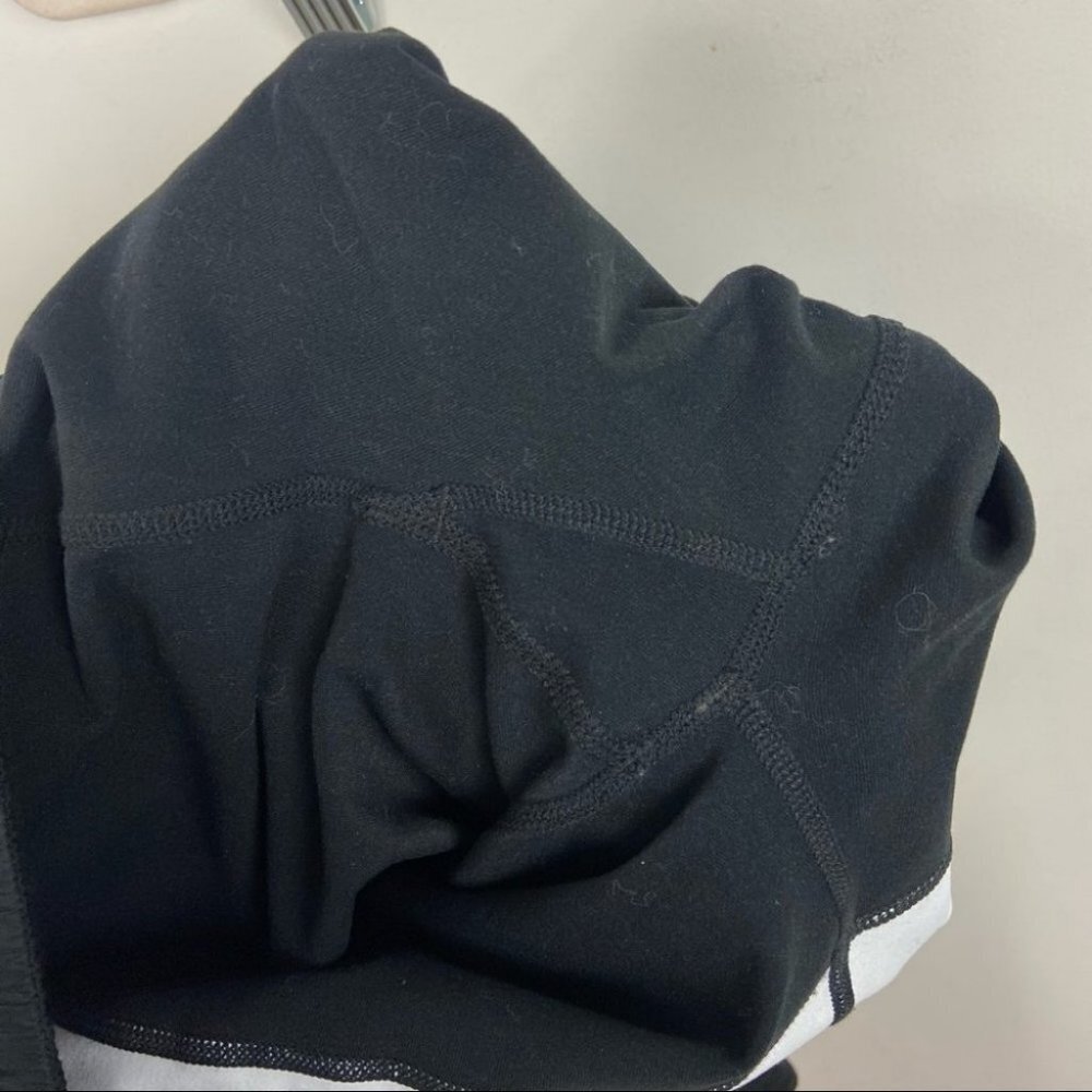 Fabletics Beckham Capri Powerhold Leggings Black Womens Size Small Drawstring - Picture 8 of 10